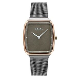 Obaku Women's Tern Lille Grey Dial Watch - V267LXPUMU